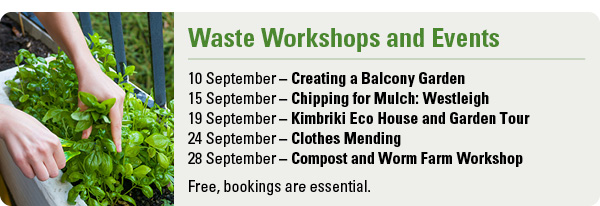 Waste Workshops and Events Sep