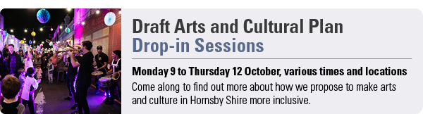 Arts and Cultural Drop-in sessions
